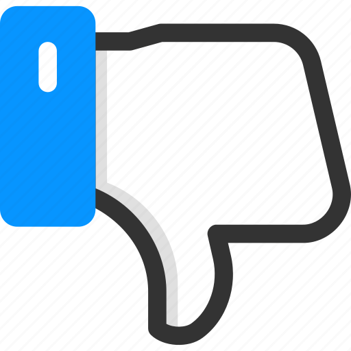 Dislike, finger, hands, gestures, user interface icon - Download on Iconfinder