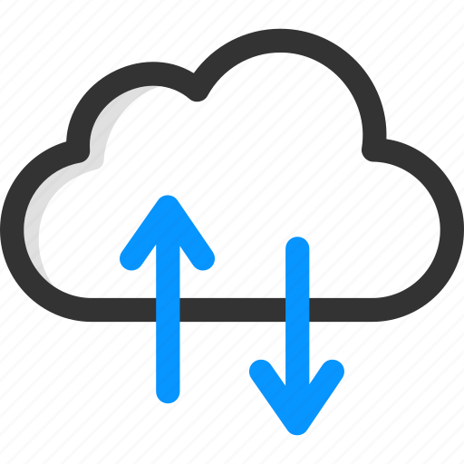 Cloud storage, exchange, share, transfer data, cloud computing icon - Download on Iconfinder