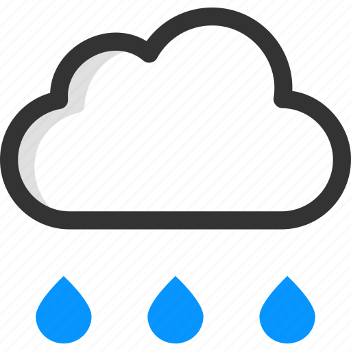 Weather, rain, rainy, cloud icon - Download on Iconfinder