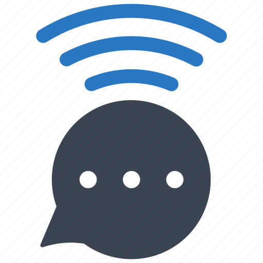 Bubble, communication, message, wifi, wireless icon - Download on Iconfinder