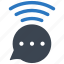 bubble, communication, message, wifi, wireless 