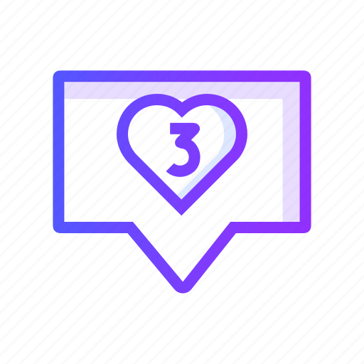 Likes, heart, romance, valentines icon - Download on Iconfinder
