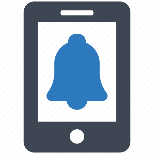 Alarm, mobile, notification, phone, alert, reminder, bell icon - Download on Iconfinder