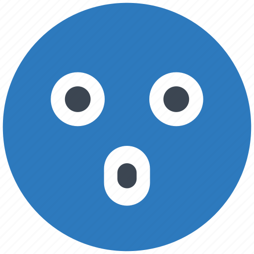 Emoji, surprised, wow, face, emoticon, emotion, expression icon - Download on Iconfinder