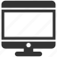 computer, desktop, monitor, screen, television 