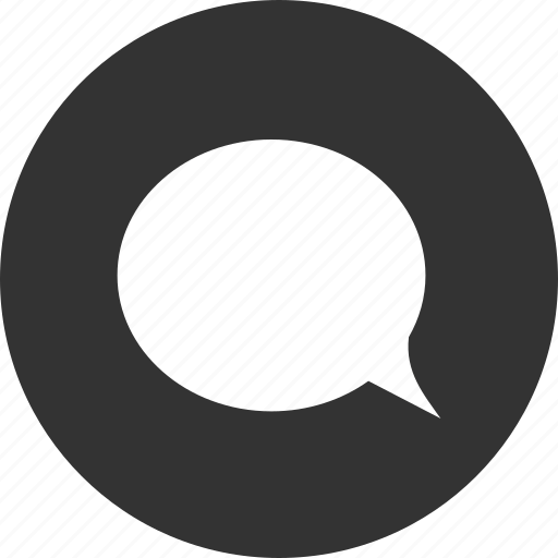 Chat, chatting, circle, comment, message, talk icon - Download on Iconfinder