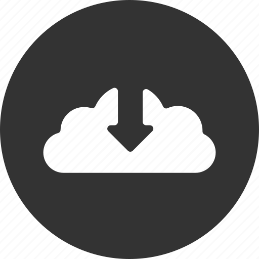 Arrow, cloud, control, down, download icon - Download on Iconfinder