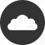 circle, cloud, computing, hosting, services, weather 