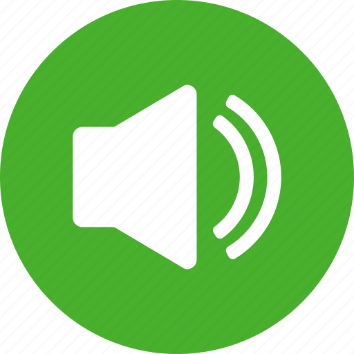 Circle, green, music, sound, sounds, speaker icon - Download on Iconfinder