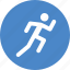 blue, circle, exercise, fitness, run, running, workout 