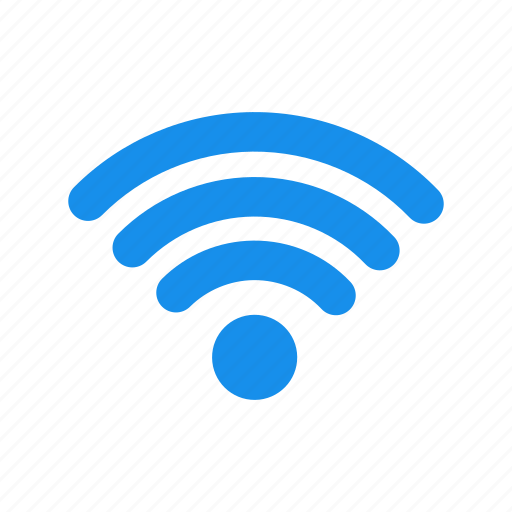 Blue, internet, network, signal, wifi icon - Download on Iconfinder