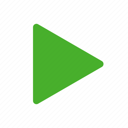 Green, movie, next, play, start, video icon - Download on Iconfinder