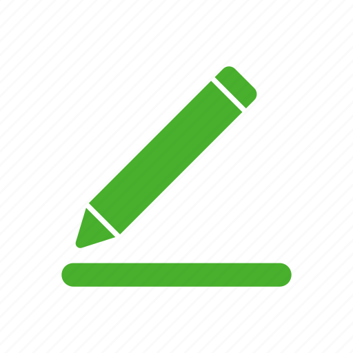 Compose, draw, edit, green, pencil icon - Download on Iconfinder