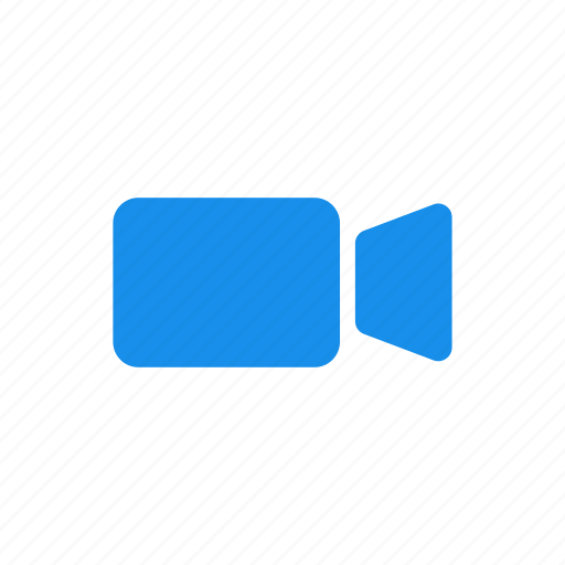 Blue, movie, video, video camera icon - Download on Iconfinder