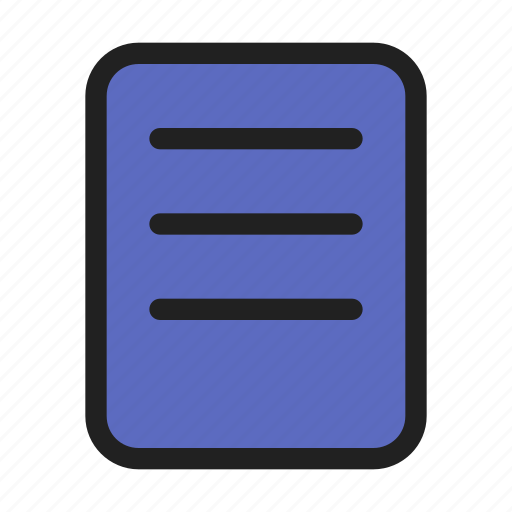 List, document, paper, file, office icon - Download on Iconfinder