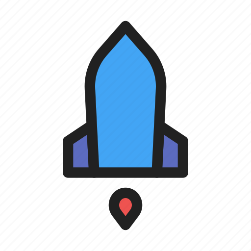 Rocket, space, spaceship, fire, flight icon - Download on Iconfinder