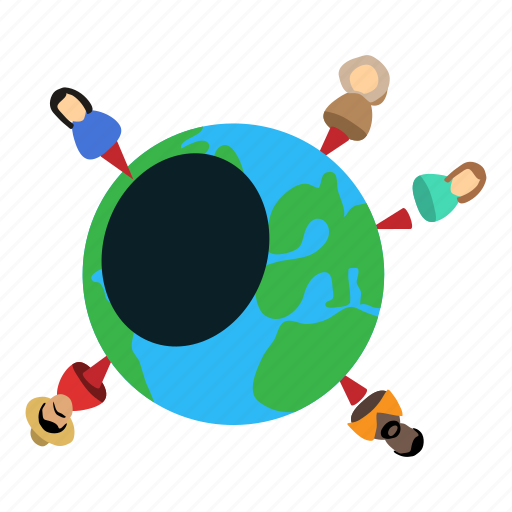 Business, earth, isometric, object, people, planet, world icon - Download on Iconfinder