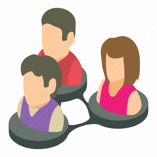 Business, group, isometric, object, people, social, team icon - Download on Iconfinder