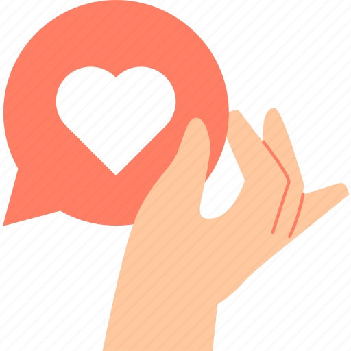 Like, favorite, love, heart, social media, valentine, message illustration - Download on Iconfinder