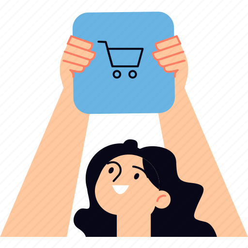 Shopping, cart, ecommerce, shop, store, sale, online illustration - Download on Iconfinder