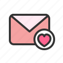 email, favorite, heart, internet, like, mail, social