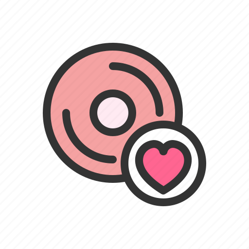 Cd, favorite, heart, internet, like, music, social icon - Download on Iconfinder