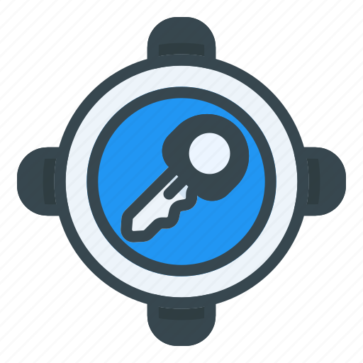 Key, target, goal, lock, security icon - Download on Iconfinder