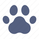 animals, domestic, foot, nature, paw, pet, print icon