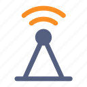 antenna, communication, signal, tower icon