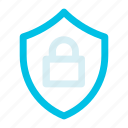 authority, lock, safe, security, shield icon