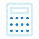 calculator, office, stationery icon