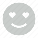emoji, emotions, love, sad, smiley icon