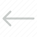 arrow, left, left arrow, sign icon