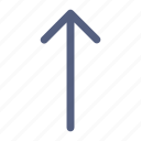arrow, forward, up icon