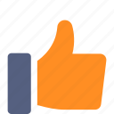 favorite, like, thumb up, thumbs, thumbs up icon