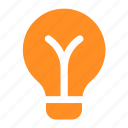 bulb, idea, light, light bulb icon