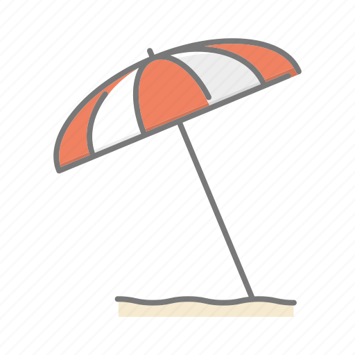 Beach, parasol, seaside, sunshade, travel, vacations icon - Download on Iconfinder
