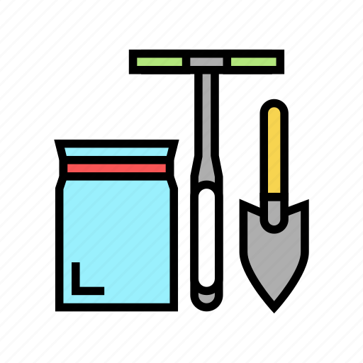 Shovel, drill, bag, soil, testing, nature icon - Download on Iconfinder