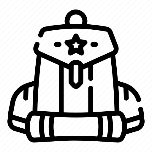 Backpack, bag, luggage, hiking, war, soldier, military icon - Download on Iconfinder