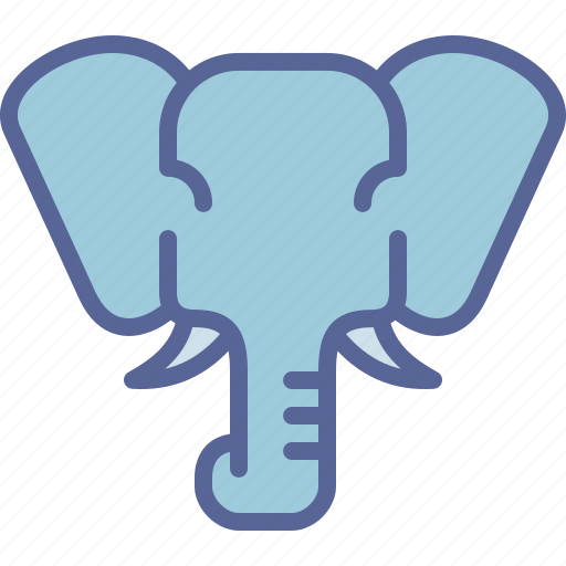 Postgres, server, database, elephant icon - Download on Iconfinder