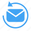 email, letter, mail, message, reload, sync, conversation 