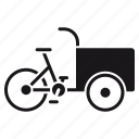 bicycle, bike, cargo bike, delivery, ecology, environment, transportation