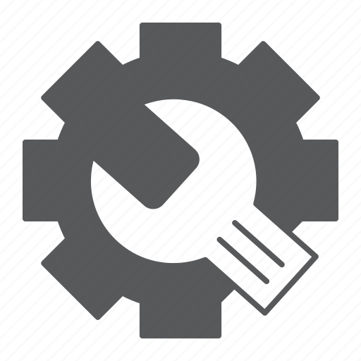 Troubleshooting, solution, cogwheel, wrench, service, diagnostic, analysis icon - Download on Iconfinder