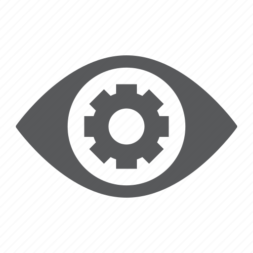 Vision, cogwheel, solution, eye, business icon - Download on Iconfinder