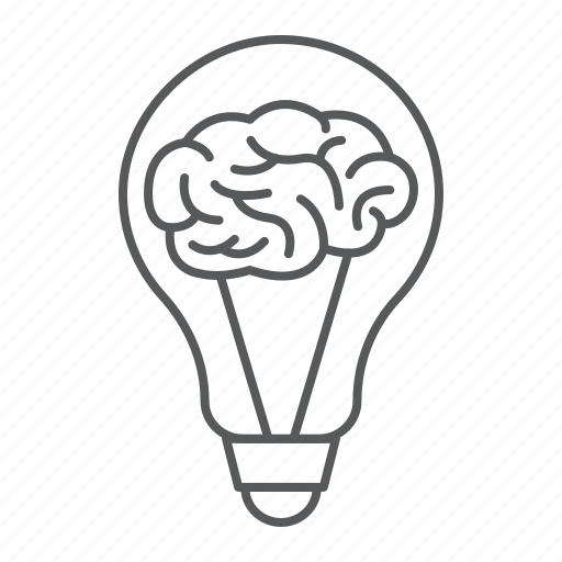 Creativity, solution, light, bulb, brain, idea, lightbulb icon - Download on Iconfinder
