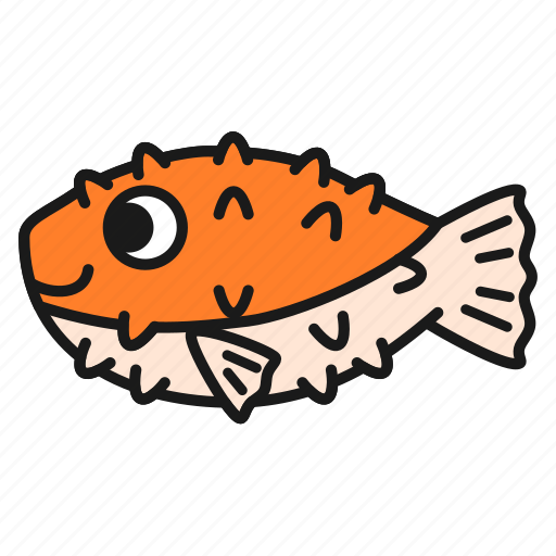 Animal, beach, blowfish, fish, ocean, puffer fish, sea icon - Download on Iconfinder