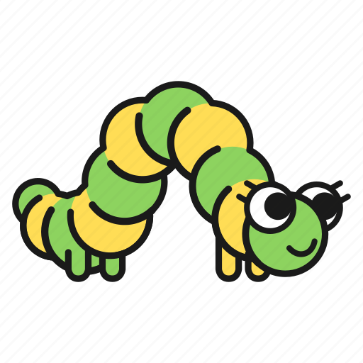 Butterfly, caterpillar, flower, garden, larva, nature icon - Download on Iconfinder
