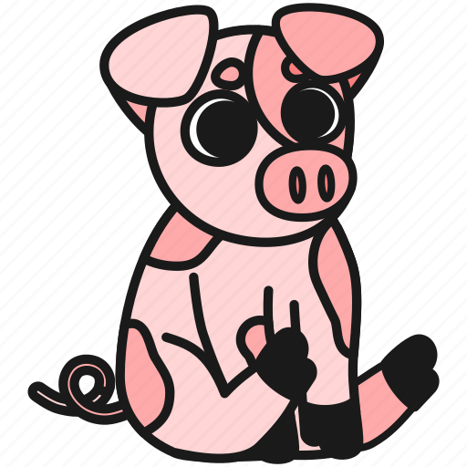 Animal, farm, food, pet, pig, pork, zoo icon - Download on Iconfinder