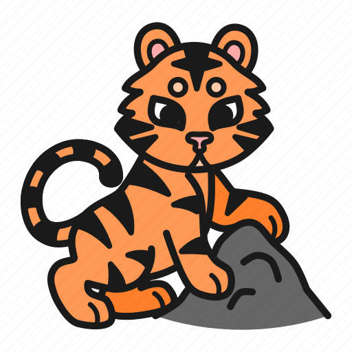 Animal, carnival, cat, circus, tiger, wild, zoo icon - Download on Iconfinder