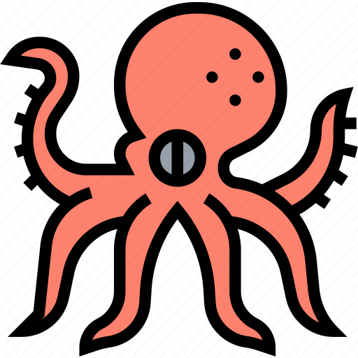 Octopus, seafood, ingredient, marine, animal icon - Download on Iconfinder